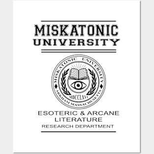 Miskatonic University Literature department - HP Lovecraft Posters and Art